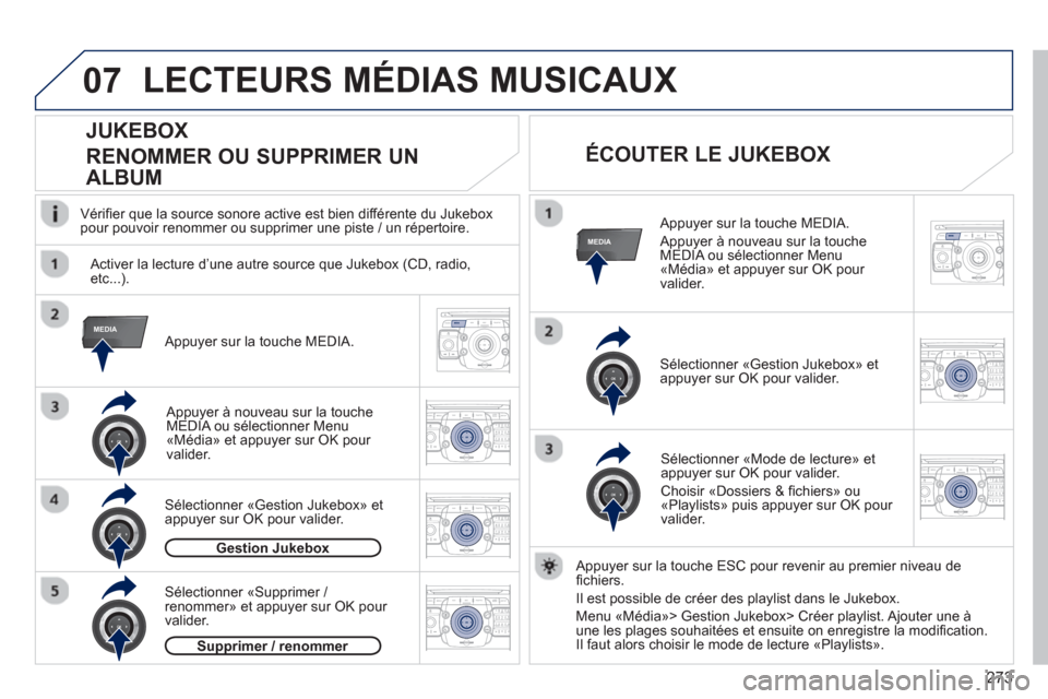 Peugeot 308 SW BL 2013  Manuel du propriétaire (in French) 273
07
MEDIA
MEDIA
2ABC3DEF5JKL4GHI6MNO8TUV7PQRS9WXYZ0*#
1RADIO MEDIANAV ESC TRAFFIC
SETUPADDR
BOOK
2ABC3DEF5JKL4GHI6MNO8TUV7PQRS9WXYZ0*#
1RADIO MEDIANAV ESC TRAFFIC
SETUPADDR
BOOK
2ABC3DEF5JKL4GHI6MN