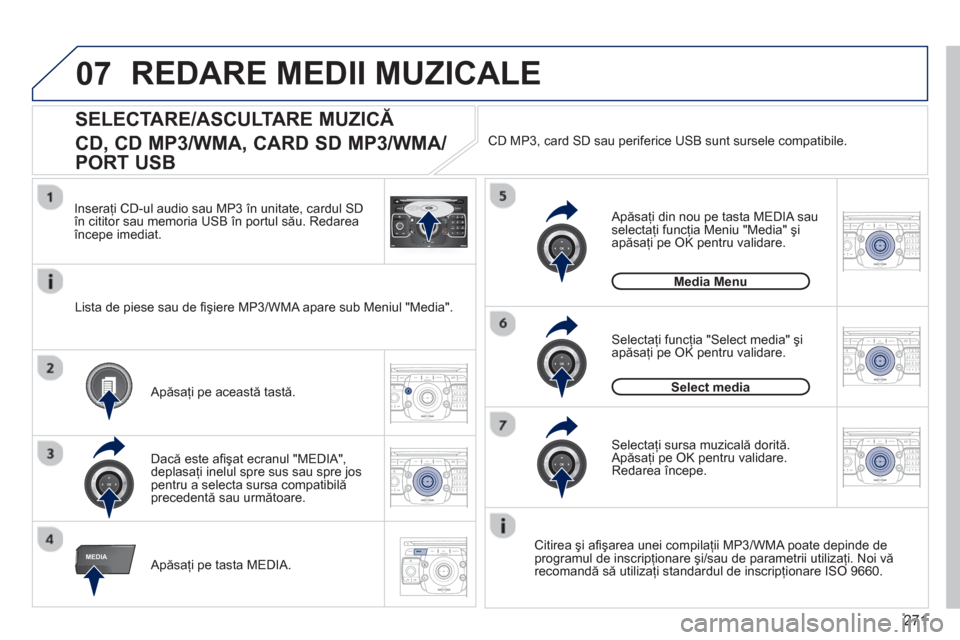 Peugeot 308 SW BL 2013 Manualul de utilizare (in Romanian) 271
07
MEDIA
2ABC3DEF5JKL4GHI6MNO8TUV7PQRS9WXYZ0*#
1RADIO MEDIANAV ESC TRAFFIC
SETUPADDR
BOOK
2ABC3DEF5JKL4GHI6MNO8TUV7PQRS9WXYZ0*#
1RADIO MEDIANAV ESC TRAFFIC
SETUPADDR
BOOK
2ABC3DEF5JKL4GHI6MNO8TUV7 Peugeot 308 SW BL 2013 Manualul de utilizare (in Romanian) 271
07
MEDIA
2ABC3DEF5JKL4GHI6MNO8TUV7PQRS9WXYZ0*#
1RADIO MEDIANAV ESC TRAFFIC
SETUPADDR
BOOK
2ABC3DEF5JKL4GHI6MNO8TUV7PQRS9WXYZ0*#
1RADIO MEDIANAV ESC TRAFFIC
SETUPADDR
BOOK
2ABC3DEF5JKL4GHI6MNO8TUV7