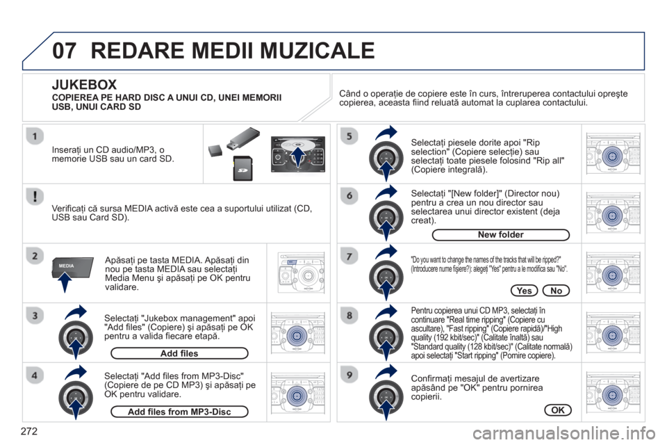 Peugeot 308 SW BL 2013 Manualul de utilizare (in Romanian) 272
07
MEDIA
2ABC3DEF5JKL4GHI6MNO8TUV7PQRS9WXYZ0*#
1RADIO MEDIANAV ESC TRAFFIC
SETUPADDR
BOOK
2ABC3DEF5JKL4GHI6MNO8TUV7PQRS9WXYZ0*#
1RADIO MEDIANAV ESC TRAFFIC
SETUPADDR
BOOK
2ABC3DEF5JKL4GHI6MNO8TUV7 Peugeot 308 SW BL 2013 Manualul de utilizare (in Romanian) 272
07
MEDIA
2ABC3DEF5JKL4GHI6MNO8TUV7PQRS9WXYZ0*#
1RADIO MEDIANAV ESC TRAFFIC
SETUPADDR
BOOK
2ABC3DEF5JKL4GHI6MNO8TUV7PQRS9WXYZ0*#
1RADIO MEDIANAV ESC TRAFFIC
SETUPADDR
BOOK
2ABC3DEF5JKL4GHI6MNO8TUV7