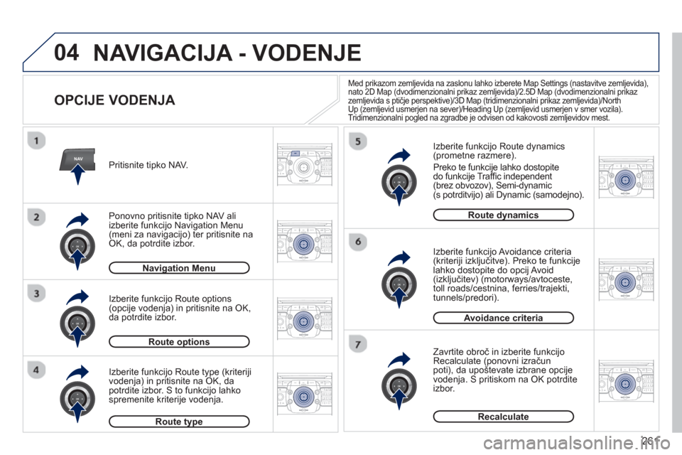 Peugeot 308 SW BL 2013  Priročnik za lastnika (in Slovenian) 261
04
NAV2ABC3DEF5JKL4GHI6MNO8TUV7PQRS9WXYZ0*#
1RADIO MEDIANAV ESC TRAFFIC
SETUPADDR
BOOK
2ABC3DEF5JKL4GHI6MNO8TUV7PQRS9WXYZ0*#
1RADIO MEDIANAV ESC TRAFFIC
SETUPADDR
BOOK
2ABC3DEF5JKL4GHI6MNO8TUV7PQR