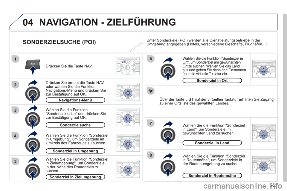 Peugeot 308 SW BL 2012.5 Betriebsanleitung (in German) 263
04
NAV2ABC3DEF5JKL4GHI6MNO8TUV7PQRS9WXYZ0*#
1RADIO MEDIANAV ESC TRAFFIC
SETUPADDR
BOOK
2ABC3DEF5JKL4GHI6MNO8TUV7PQRS9WXYZ0*#
1RADIO MEDIANAV ESC TRAFFIC
SETUPADDR
BOOK
2ABC3DEF5JKL4GHI6MNO8TUV7PQR Peugeot 308 SW BL 2012.5 Betriebsanleitung (in German) 263
04
NAV2ABC3DEF5JKL4GHI6MNO8TUV7PQRS9WXYZ0*#
1RADIO MEDIANAV ESC TRAFFIC
SETUPADDR
BOOK
2ABC3DEF5JKL4GHI6MNO8TUV7PQRS9WXYZ0*#
1RADIO MEDIANAV ESC TRAFFIC
SETUPADDR
BOOK
2ABC3DEF5JKL4GHI6MNO8TUV7PQR