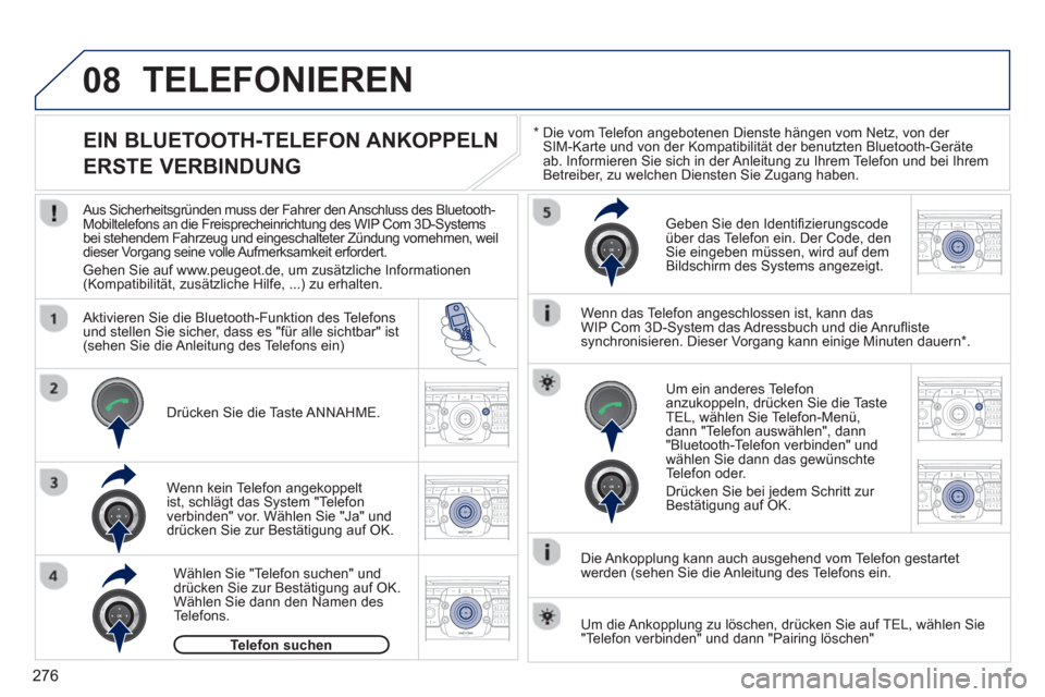 Peugeot 308 SW BL 2012.5  Betriebsanleitung (in German) 276
08
2ABC3DEF5JKL4GHI6MNO8TUV7PQRS9WXYZ0*#
1RADIO MEDIANAV ESC TRAFFIC
SETUPADDR
BOOK
2ABC3DEF5JKL4GHI6MNO8TUV7PQRS9WXYZ0*#
1RADIO MEDIANAV ESC TRAFFIC
SETUPADDR
BOOK
2ABC3DEF5JKL4GHI6MNO8TUV7PQRS9W