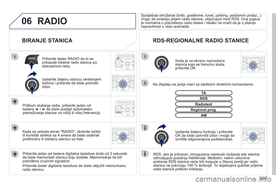 Peugeot 308 SW BL 2012.5 Упутство за употребу (in Serbian) 269
06
RADIO
2ABC3DEF5JKL4GHI6MNO8TUV7PQRS9WXYZ0*#
1RADIO MEDIANAV ESC TRAFFIC
SETUPADDR
BOOK
2ABC3DEF5JKL4GHI6MNO8TUV7PQRS9WXYZ0*#
1RADIO MEDIANAV ESC TRAFFIC
SETUPADDR
BOOK
2ABC3DEF5JKL4GHI6MNO8TUV7 Peugeot 308 SW BL 2012.5 Упутство за употребу (in Serbian) 269
06
RADIO
2ABC3DEF5JKL4GHI6MNO8TUV7PQRS9WXYZ0*#
1RADIO MEDIANAV ESC TRAFFIC
SETUPADDR
BOOK
2ABC3DEF5JKL4GHI6MNO8TUV7PQRS9WXYZ0*#
1RADIO MEDIANAV ESC TRAFFIC
SETUPADDR
BOOK
2ABC3DEF5JKL4GHI6MNO8TUV7