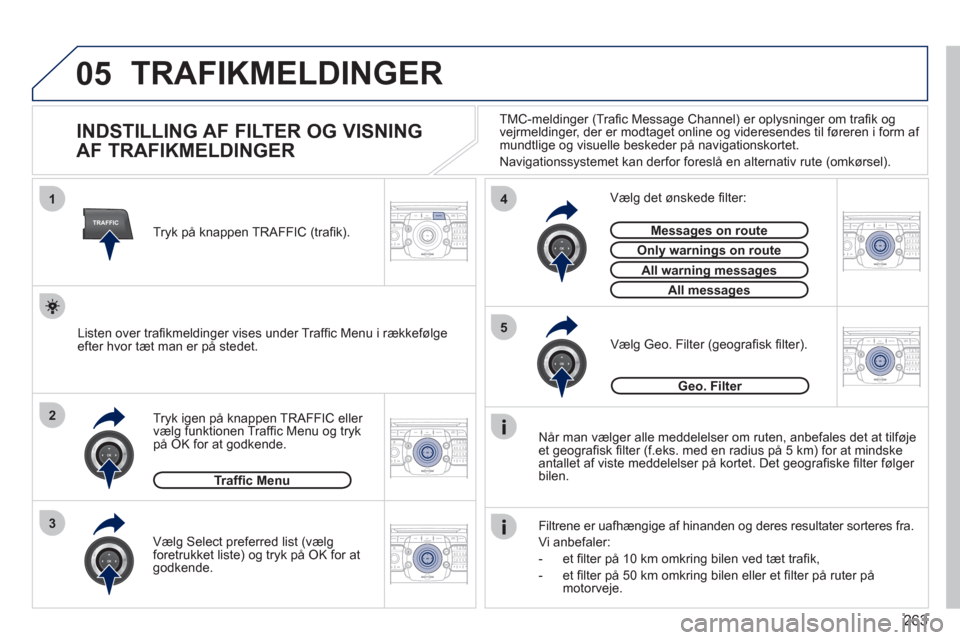 Peugeot 308 SW BL 2011 Instruktionsbog (in Danish) 263
05
2ABC3DEF5JKL4GHI6MNO8TUV7PQRS9WXYZ0*#
1RADIO MEDIANAV ESCTRAFFIC
SETUPADDR
BOOK
2ABC3DEF5JKL4GHI6MNO8TUV7PQRS9WXYZ0*#
1RADIO MEDIANAV ESC TRAFFIC
SETUPADDR
BOOK
TRAFFIC
1
3
4
5
2ABC3DEF5JKL4GHI Peugeot 308 SW BL 2011 Instruktionsbog (in Danish) 263
05
2ABC3DEF5JKL4GHI6MNO8TUV7PQRS9WXYZ0*#
1RADIO MEDIANAV ESCTRAFFIC
SETUPADDR
BOOK
2ABC3DEF5JKL4GHI6MNO8TUV7PQRS9WXYZ0*#
1RADIO MEDIANAV ESC TRAFFIC
SETUPADDR
BOOK
TRAFFIC
1
3
4
5
2ABC3DEF5JKL4GHI