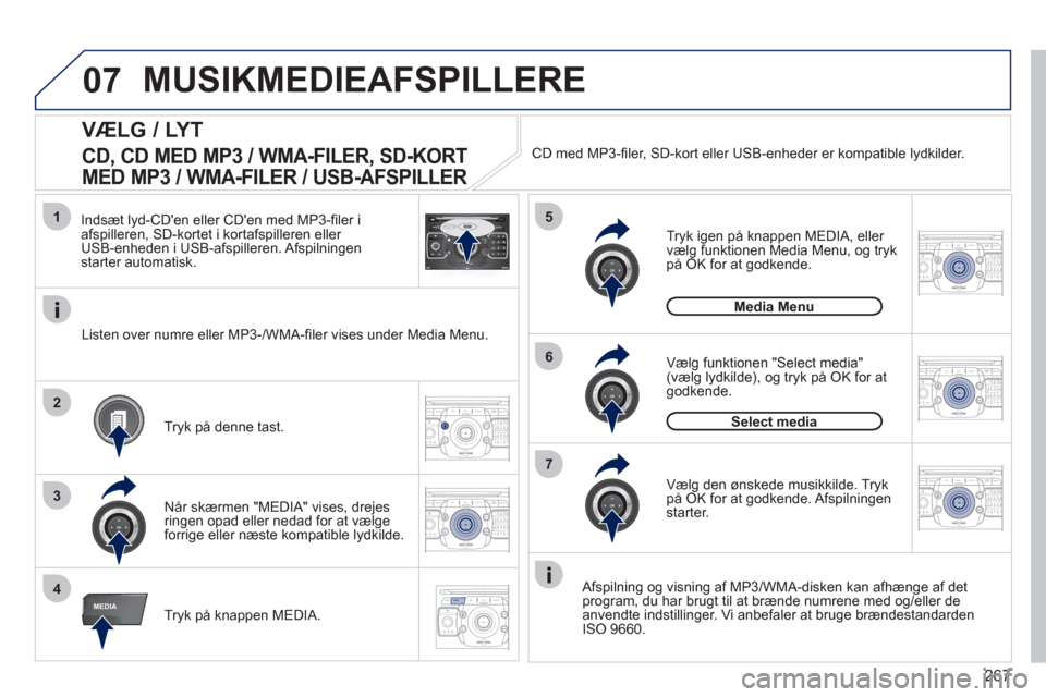 Peugeot 308 SW BL 2011  Instruktionsbog (in Danish) 267
07
2ABC3DEF5JKL4GHI6MNO8TUV7PQRS9WXYZ0*#
1RADIO MEDIANAV ESC TRAFFIC
SETUPADDR
BOOK
1
4
5
6
2ABC3DEF5JKL4GHI6MNO8TUV7PQRS9WXYZ0*#
1RADIO MEDIANAV ESC TRAFFIC
SETUPADDR
BOOK
2ABC3DEF5JKL4GHI6MNO8TU