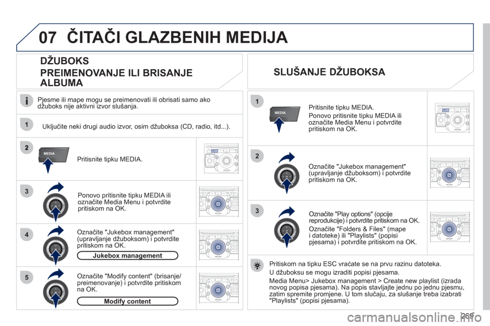 Peugeot 308 SW BL 2011 Vodič za korisnike (in Croatian) 269
07
1
4
1
2
2ABC3DEF5JKL4GHI6MNO8TUV7PQRS9WXYZ0*#
1RADIO MEDIANAV ESC TRAFFIC
SETUPADDR
BOOK
3
2ABC3DEF5JKL4GHI6MNO8TUV7PQRS9WXYZ0*#
1RADIO MEDIANAV ESC TRAFFIC
SETUPADDR
BOOK
RADIONAV ESC TRAFFICM Peugeot 308 SW BL 2011 Vodič za korisnike (in Croatian) 269
07
1
4
1
2
2ABC3DEF5JKL4GHI6MNO8TUV7PQRS9WXYZ0*#
1RADIO MEDIANAV ESC TRAFFIC
SETUPADDR
BOOK
3
2ABC3DEF5JKL4GHI6MNO8TUV7PQRS9WXYZ0*#
1RADIO MEDIANAV ESC TRAFFIC
SETUPADDR
BOOK
RADIONAV ESC TRAFFICM