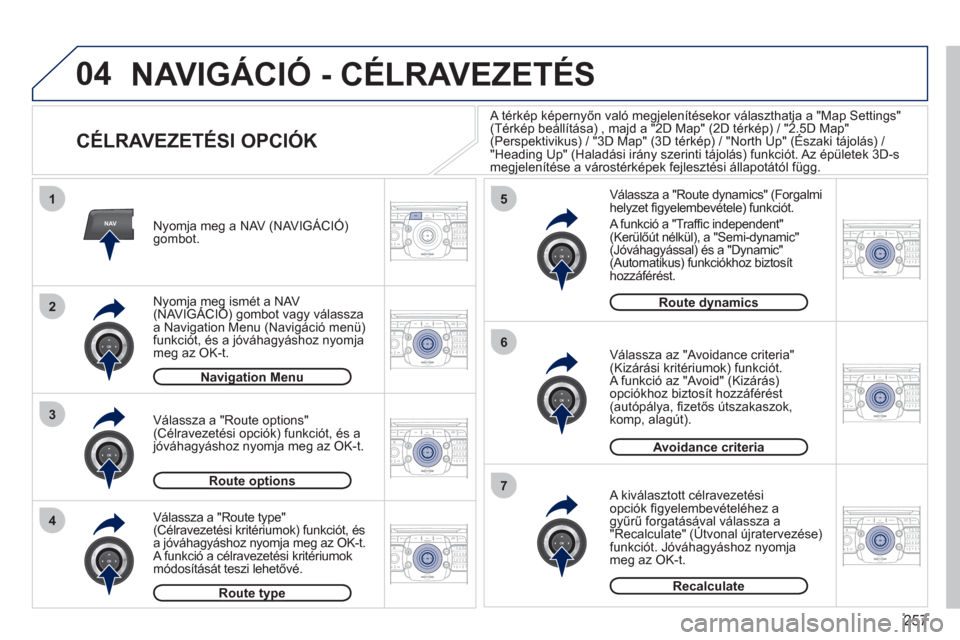 Peugeot 308 SW BL 2011  Kezelési útmutató (in Hungarian) 257
04
2ABC3DEF5JKL4GHI6MNO8TUV7PQRS9WXYZ0*#
1RADIO MEDIANAVESC TRAFFIC
SETUPADDR
BOOK
2ABC3DEF5JKL4GHI6MNO8TUV7PQRS9WXYZ0*#
1RADIO MEDIANAV ESC TRAFFIC
SETUPADDR
BOOK
NAV
1
3
4
5
6
7
2ABC3DEF5JKL4GHI