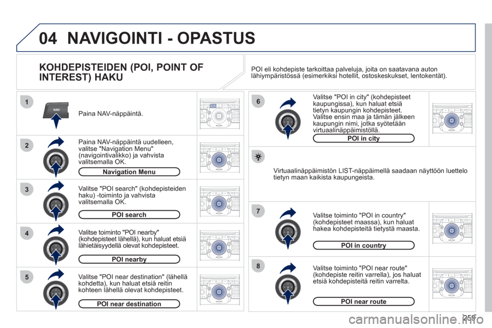 Peugeot 308 SW BL 2011 Omistajan käsikirja (in Finnish) 259
04
2ABC3DEF5JKL4GHI6MNO8TUV7PQRS9WXYZ0*#
1RADIO MEDIANAVESC TRAFFIC
SETUPADDR
BOOK
2ABC3DEF5JKL4GHI6MNO8TUV7PQRS9WXYZ0*#
1RADIO MEDIANAV ESC TRAFFIC
SETUPADDR
BOOK
NAV1
3
4
6
7
8
2ABC3DEF5JKL4GHI6 Peugeot 308 SW BL 2011 Omistajan käsikirja (in Finnish) 259
04
2ABC3DEF5JKL4GHI6MNO8TUV7PQRS9WXYZ0*#
1RADIO MEDIANAVESC TRAFFIC
SETUPADDR
BOOK
2ABC3DEF5JKL4GHI6MNO8TUV7PQRS9WXYZ0*#
1RADIO MEDIANAV ESC TRAFFIC
SETUPADDR
BOOK
NAV1
3
4
6
7
8
2ABC3DEF5JKL4GHI6