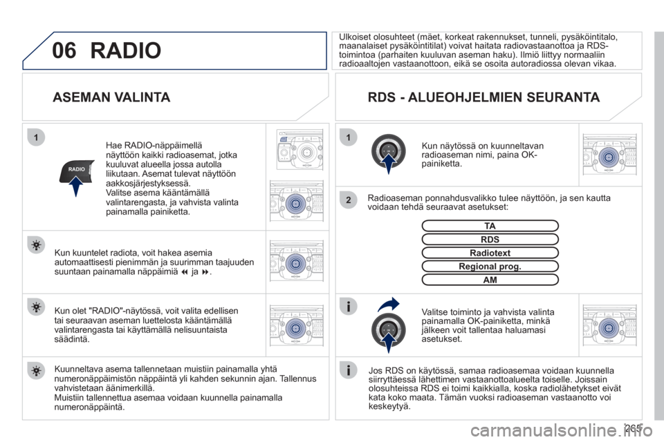 Peugeot 308 SW BL 2011 Omistajan käsikirja (in Finnish) 265
06
11
2
NAV ESC TRAFFICRADIOMEDIA
2ABC3DEF5JKL4GHI6MNO8TUV7PQRS9WXYZ0*#
1RADIO MEDIANAV ESC TRAFFIC
SETUPADDR
BOOK
RADIO
2ABC3DEF5JKL4GHI6MNO8TUV7PQRS9WXYZ0*#
1RADIO MEDIANAV ESC TRAFFIC
SETUPADDR Peugeot 308 SW BL 2011 Omistajan käsikirja (in Finnish) 265
06
11
2
NAV ESC TRAFFICRADIOMEDIA
2ABC3DEF5JKL4GHI6MNO8TUV7PQRS9WXYZ0*#
1RADIO MEDIANAV ESC TRAFFIC
SETUPADDR
BOOK
RADIO
2ABC3DEF5JKL4GHI6MNO8TUV7PQRS9WXYZ0*#
1RADIO MEDIANAV ESC TRAFFIC
SETUPADDR