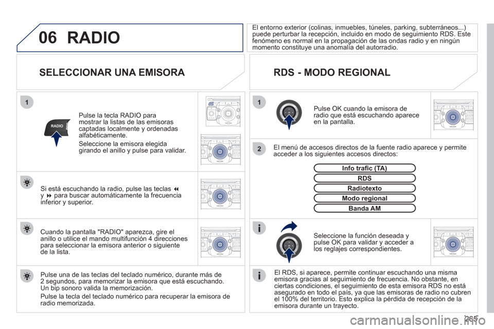 Peugeot 308 SW BL 2011 Manual del propietario (in Spanish) 265
06
11
2
NAV ESC TRAFFICRADIOMEDIA
2ABC3DEF5JKL4GHI6MNO8TUV7PQRS9WXYZ0*#
1RADIO MEDIANAV ESC TRAFFIC
SETUPADDR
BOOK
RADIO
2ABC3DEF5JKL4GHI6MNO8TUV7PQRS9WXYZ0*#
1RADIO MEDIANAV ESC TRAFFIC
SETUPADDR Peugeot 308 SW BL 2011 Manual del propietario (in Spanish) 265
06
11
2
NAV ESC TRAFFICRADIOMEDIA
2ABC3DEF5JKL4GHI6MNO8TUV7PQRS9WXYZ0*#
1RADIO MEDIANAV ESC TRAFFIC
SETUPADDR
BOOK
RADIO
2ABC3DEF5JKL4GHI6MNO8TUV7PQRS9WXYZ0*#
1RADIO MEDIANAV ESC TRAFFIC
SETUPADDR