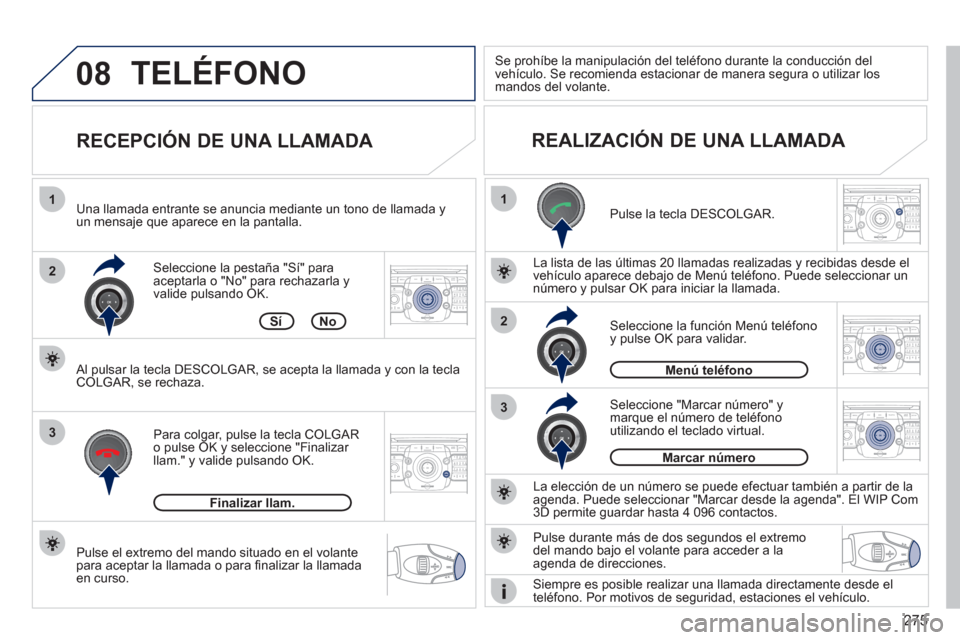 Peugeot 308 SW BL 2011 Manual del propietario (in Spanish) 275
08
1
22ABC3DEF5JKL4GHI6MNO8TUV7PQRS9WXYZ0*#
1RADIO MEDIANAV ESC TRAFFIC
SETUPADDR
BOOK
2ABC3DEF5JKL4GHI6MNO8TUV7PQRS9WXYZ0*#
1RADIO MEDIANAV ESC TRAFFIC
SETUPADDR
BOOK
2ABC3DEF5JKL4GHI6MNO8TUV7PQR Peugeot 308 SW BL 2011 Manual del propietario (in Spanish) 275
08
1
22ABC3DEF5JKL4GHI6MNO8TUV7PQRS9WXYZ0*#
1RADIO MEDIANAV ESC TRAFFIC
SETUPADDR
BOOK
2ABC3DEF5JKL4GHI6MNO8TUV7PQRS9WXYZ0*#
1RADIO MEDIANAV ESC TRAFFIC
SETUPADDR
BOOK
2ABC3DEF5JKL4GHI6MNO8TUV7PQR