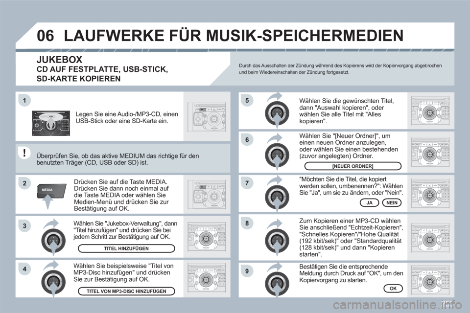 Peugeot 308 SW BL 2010.5 Betriebsanleitung (in German) 253
2ABC3DEF5JKL4GHI6MNO8TUV7PQRS9WXYZ0*#
1RADIO MEDIANAV ESC TRAFFIC
SETUPADDR
BOOK
1
2
3
RADIONAVESCTRAFFICADDRBOOKMEDIAMEDIA
RADIONAVESCTRAFFICADDRBOOKMEDIAMEDIA
2ABC3DEF5JKL4GHI6MNO8TUV7PQRS9WXYZ0 Peugeot 308 SW BL 2010.5 Betriebsanleitung (in German) 253
2ABC3DEF5JKL4GHI6MNO8TUV7PQRS9WXYZ0*#
1RADIO MEDIANAV ESC TRAFFIC
SETUPADDR
BOOK
1
2
3
RADIONAVESCTRAFFICADDRBOOKMEDIAMEDIA
RADIONAVESCTRAFFICADDRBOOKMEDIAMEDIA
2ABC3DEF5JKL4GHI6MNO8TUV7PQRS9WXYZ0