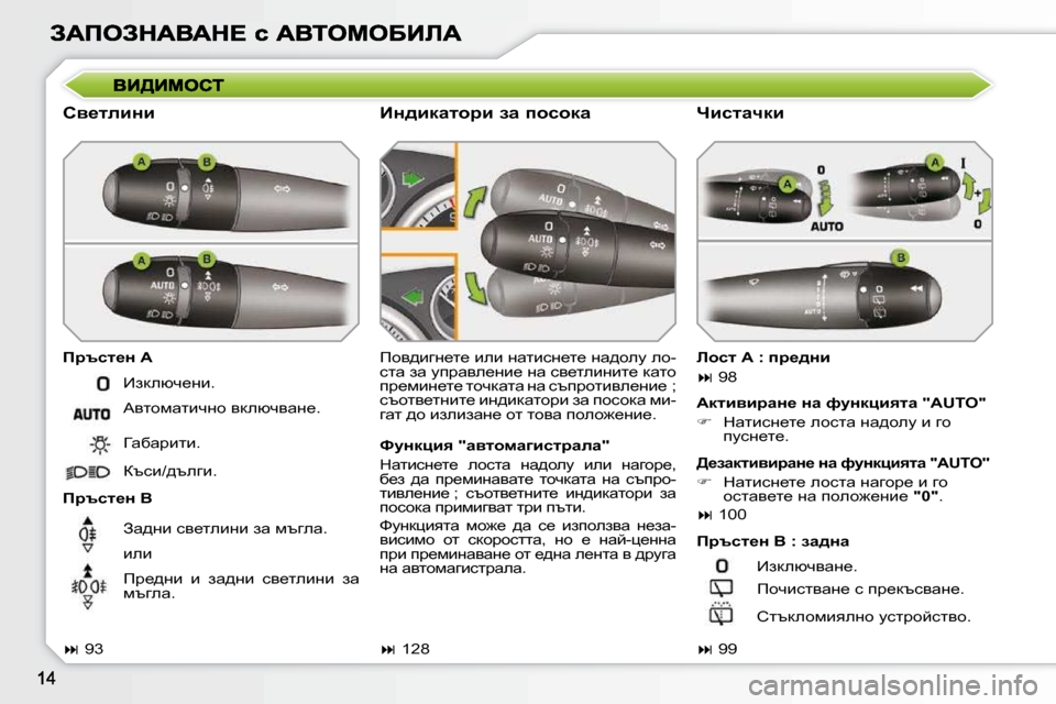 Peugeot 308 SW BL 2009.5  Ръководство за експлоатация (in Bulgarian) � � hy_lebÖb�  
� � fjtkl_Ö� W�  
� � fjtkl_Ö� Y� � fhy^bzÖ_l_� beb� ÖwlbkÖ_l_� Öw^hem� eh�- 
klw� aw� mijwye_Öb_� Öw� 