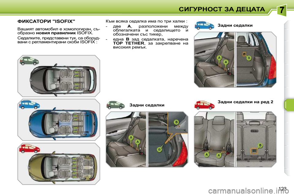 Peugeot 308 SW BL 2009.5  Ръководство за експлоатация (in Bulgarian) �1�2�3
hBZjgdehi� AW� [?mWiW
kBahWiegB� �"�I�S�O�F�I�X�"� 
� Ywrbyl� wylhfhxbe� _� çhfhehzbjwÖ�,� kt�- 
hxjwaÖh� � Öhyby� ijw