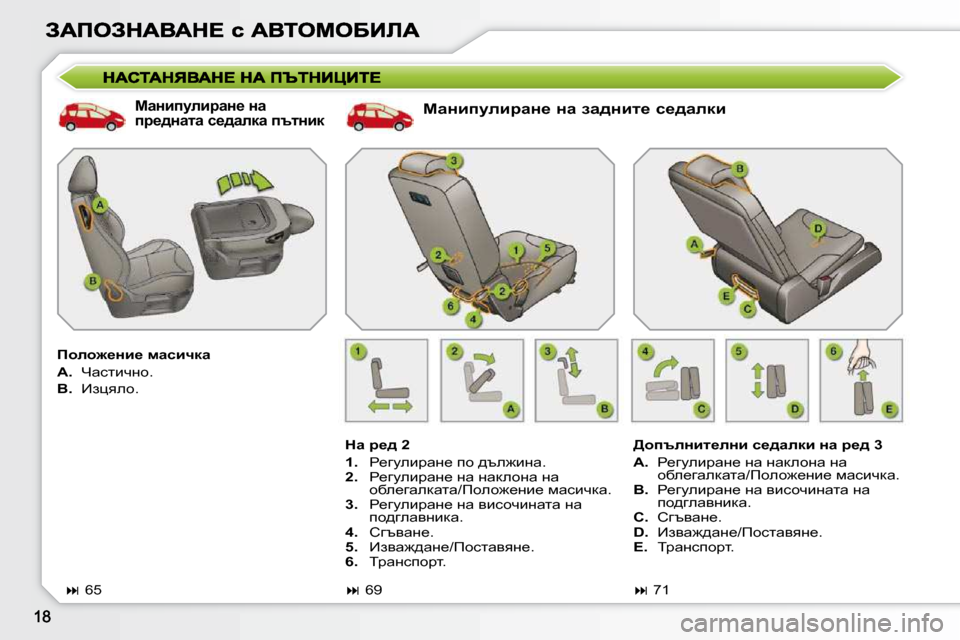 Peugeot 308 SW BL 2009.5  Ръководство за експлоатация (in Bulgarian) � � cwÖbimebjwÖ_� Öw� aw^Öbl_� k_^wedb� 
� � dw� j_^� �2�  
   
1. � �  g_zmebjwÖ_� ih� ^te`bÖw�.� 
  
2. � �  g_zmebjwÖ_� Öw� 