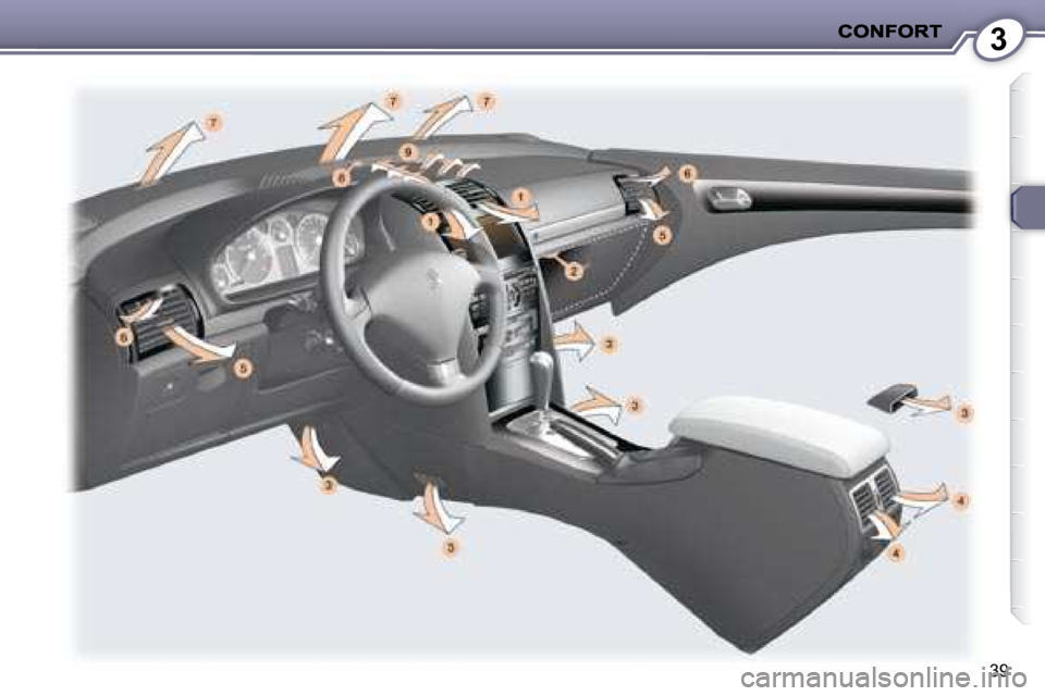 Peugeot 407 C 2008  Manual del propietario (in Spanish) 3
39   