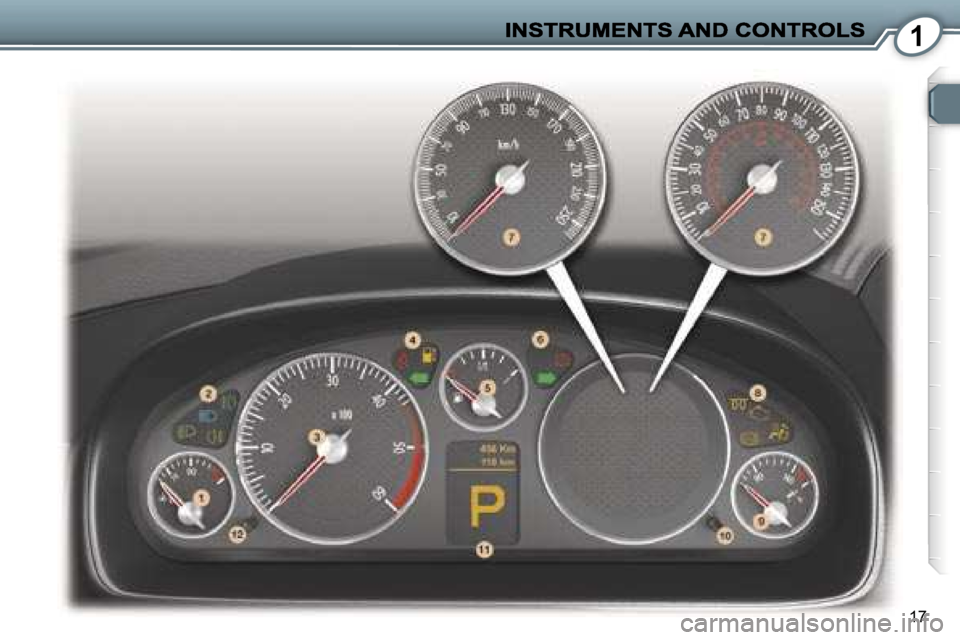 Peugeot 407 C 2006.5 User Guide �1
�1�7     
