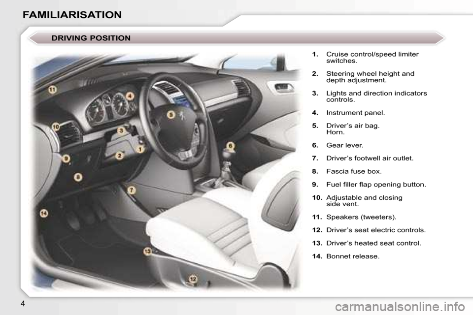 Peugeot 407 C Dag 2007  Owners Manual 