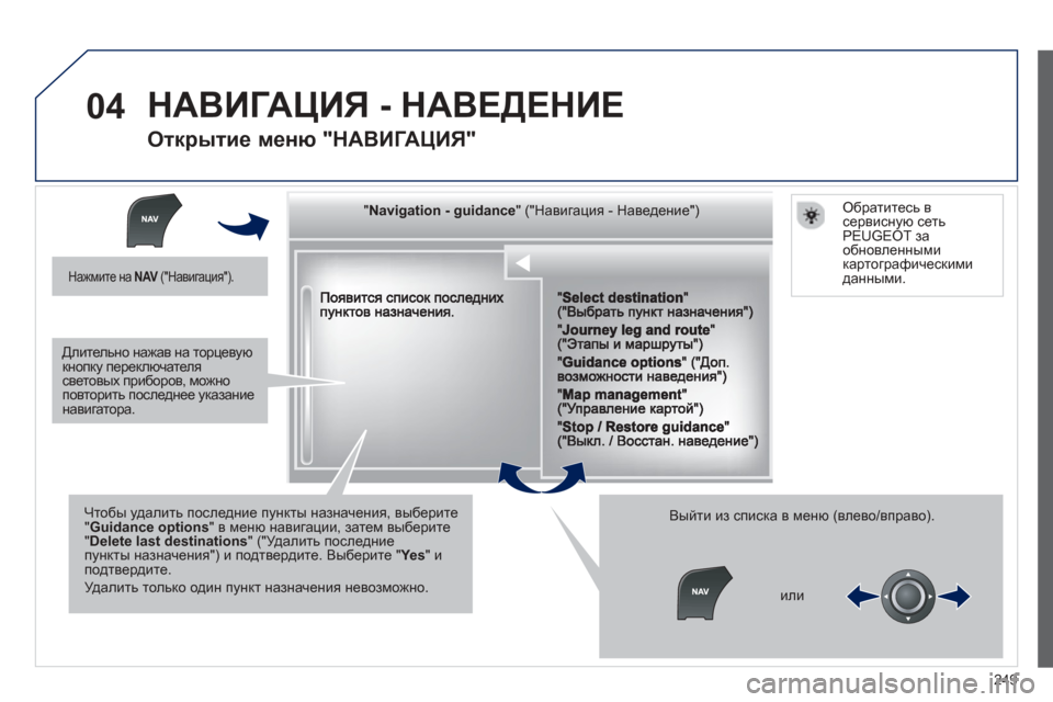 Peugeot 508 Hybrid 2013 Инструкция по эксплуатации (in Russian)
249
04
""""""""""""ggggggggggNavigation guidanceNavigation guidanceNavigation guidanceNavigation guidanceNavigation guidanceNavigation - guidanceNavigation - guidanceNavigation - guidanceNavigation Peugeot 508 Hybrid 2013 Инструкция по эксплуатации (in Russian)
249
04
""""""""""""ggggggggggNavigation guidanceNavigation guidanceNavigation guidanceNavigation guidanceNavigation guidanceNavigation - guidanceNavigation - guidanceNavigation - guidanceNavigation