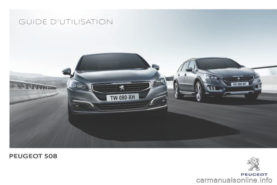 Peugeot 508 RXH 2016  Manuel du propriétaire (in French) Guide dutilisation 