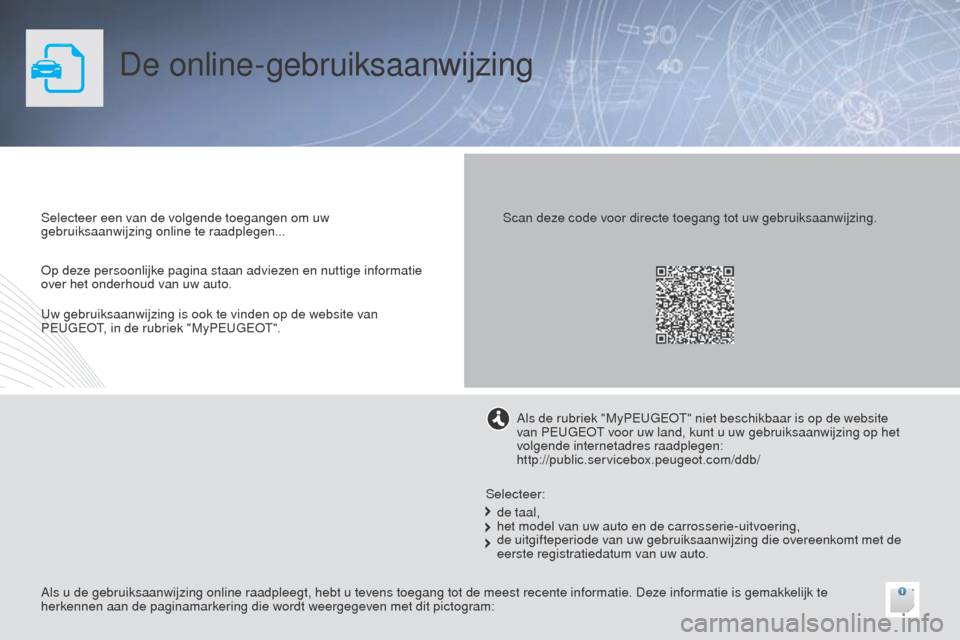 Peugeot 508 RXH 2014 Handleiding (in Dutch) De online-gebruiksaanwijzing
Selecteer een van de volgende toegangen om uw
gebruiksaanwijzing online te raadplegen...
Als u de gebruiksaanwijzing online raadpleegt, hebt u tevens toegang tot de meest Peugeot 508 RXH 2014 Handleiding (in Dutch) De online-gebruiksaanwijzing
Selecteer een van de volgende toegangen om uw
gebruiksaanwijzing online te raadplegen...
Als u de gebruiksaanwijzing online raadpleegt, hebt u tevens toegang tot de meest