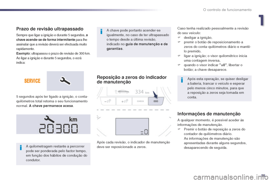 Peugeot 508 RXH 2014 Manual do proprietário (in Portuguese) 55
508rXH_pt_Chap01_controle-de-marche_ed01-2014
após esta operação, se quiser desligar
a bateria, trancar o veículo e esperar
pelo menos cinco minutos, para que
a reposição a zeros seja toma Peugeot 508 RXH 2014 Manual do proprietário (in Portuguese) 55
508rXH_pt_Chap01_controle-de-marche_ed01-2014
após esta operação, se quiser desligar
a bateria, trancar o veículo e esperar
pelo menos cinco minutos, para que
a reposição a zeros seja toma