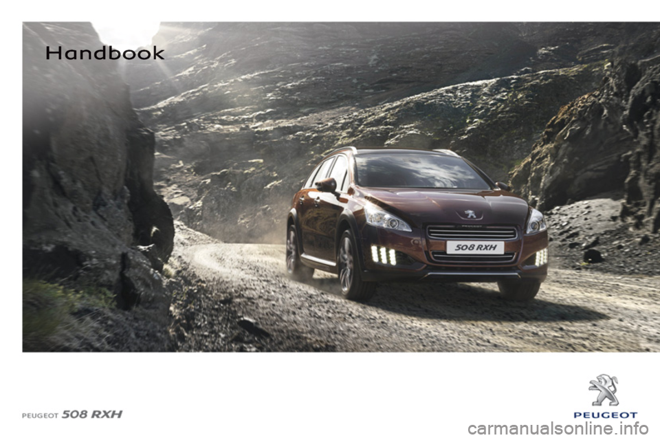 Peugeot 508 RXH 2012  Owners Manual - RHD (UK, Australia) 