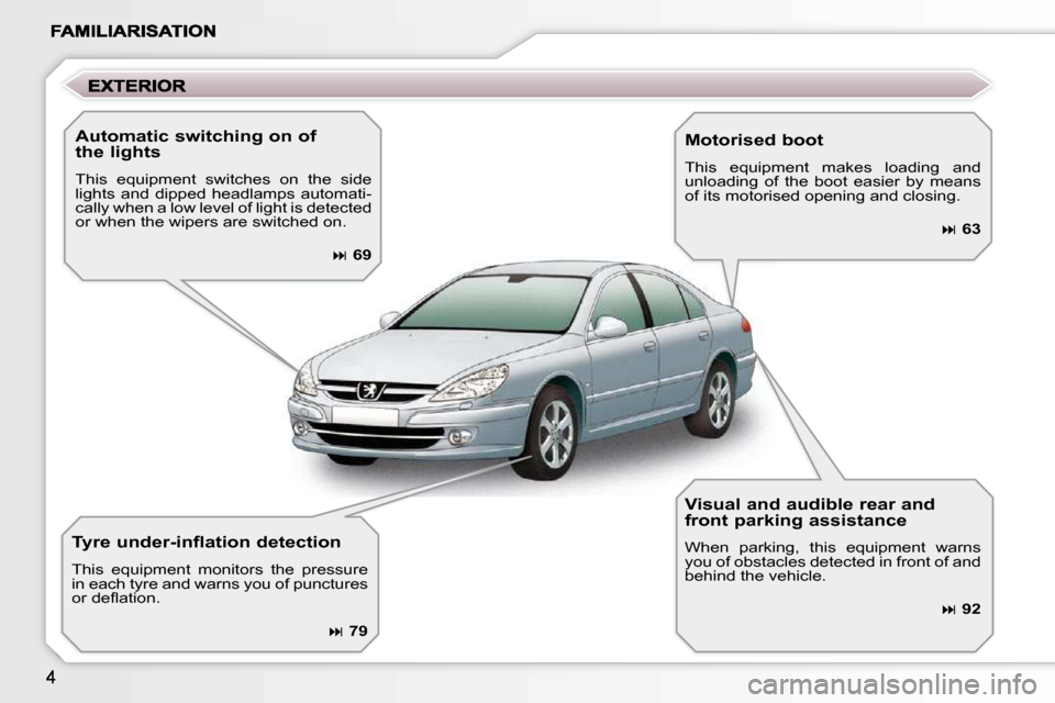 Peugeot 607 Dag 2009  Owners Manual 