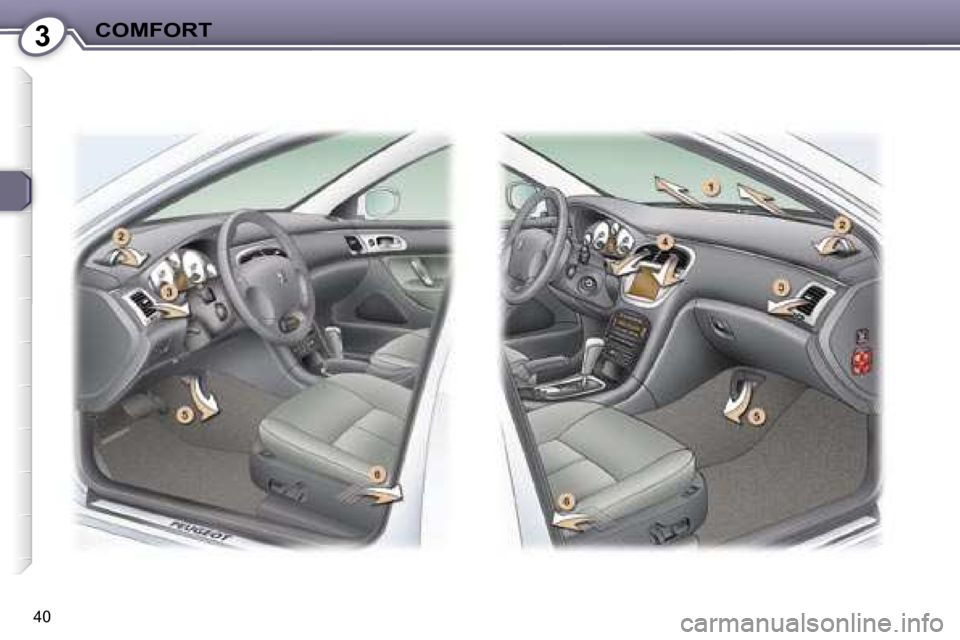 Peugeot 607 Dag 2006 Service Manual �3�C�O�M�F�O�R�T
�4�0   