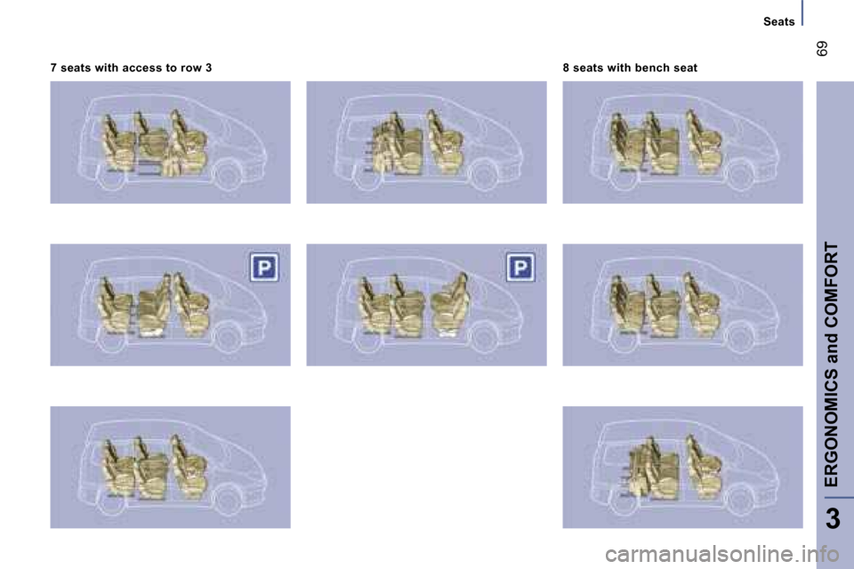 Peugeot 807 Dag 2007.5 Repair Manual �E�R�G�O�N�O�M�I�C�S� �a�n�d� �C�O�M�F�O�R�T�6�9
�3
�7� �s�e�a�t�s� �w�i�t�h� �a�c�c�e�s�s� �t�o� �r�o�w� �3
�8� �s�e�a�t�s� �w�i�t�h� �b�e�n�c�h� �s�e�a�t�S�e�a�t�s         