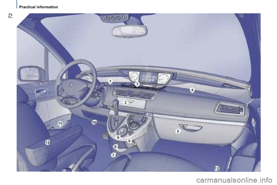 Peugeot 807 Dag 2007.5 Manual PDF �7�2
�P�r�a�c�t�i�c�a�l� �i�n�f�o�r�m�a�t�i�o�n  