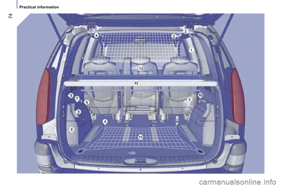 Peugeot 807 Dag 2007.5 Manual PDF �7�4
�P�r�a�c�t�i�c�a�l� �i�n�f�o�r�m�a�t�i�o�n  
