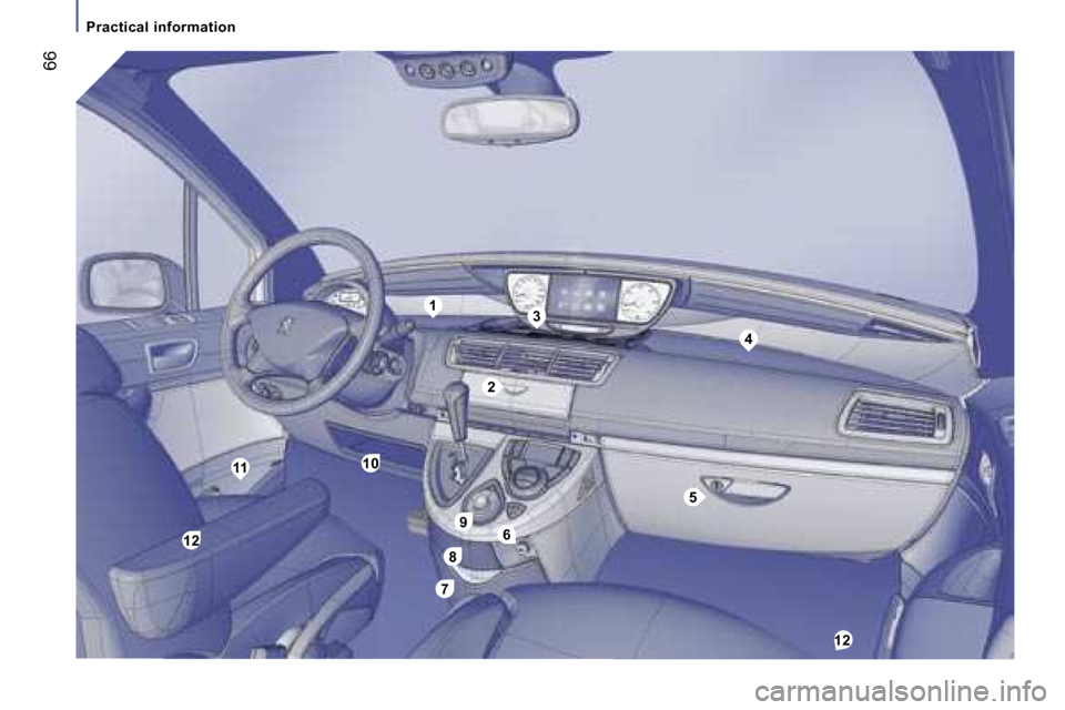 Peugeot 807 Dag 2007 Repair Manual �6
�5
�1
�2
�3
�4
�9
�8
�7
�1�0�1�1
�1�2
�1�2
�P�r�a�c�t�i�c�a�l� �i�n�f�o�r�m�a�t�i�o�n
�6�6  