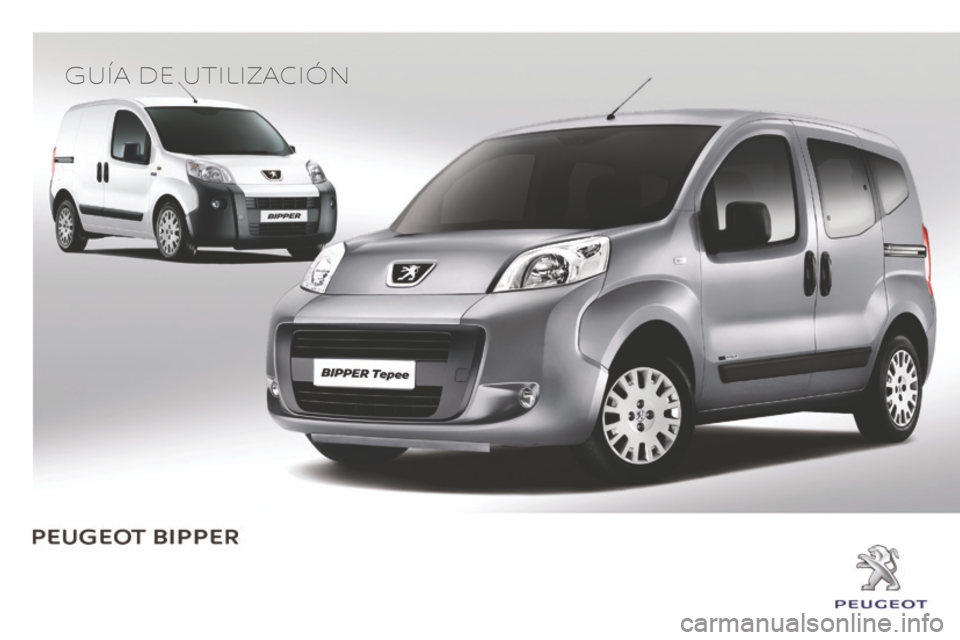 Peugeot Bipper 2015  Manual del propietario (in Spanish) 