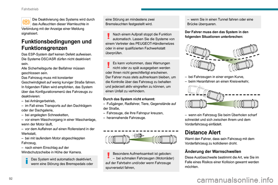 Peugeot Boxer Betriebsanleitung In German 196 Pages