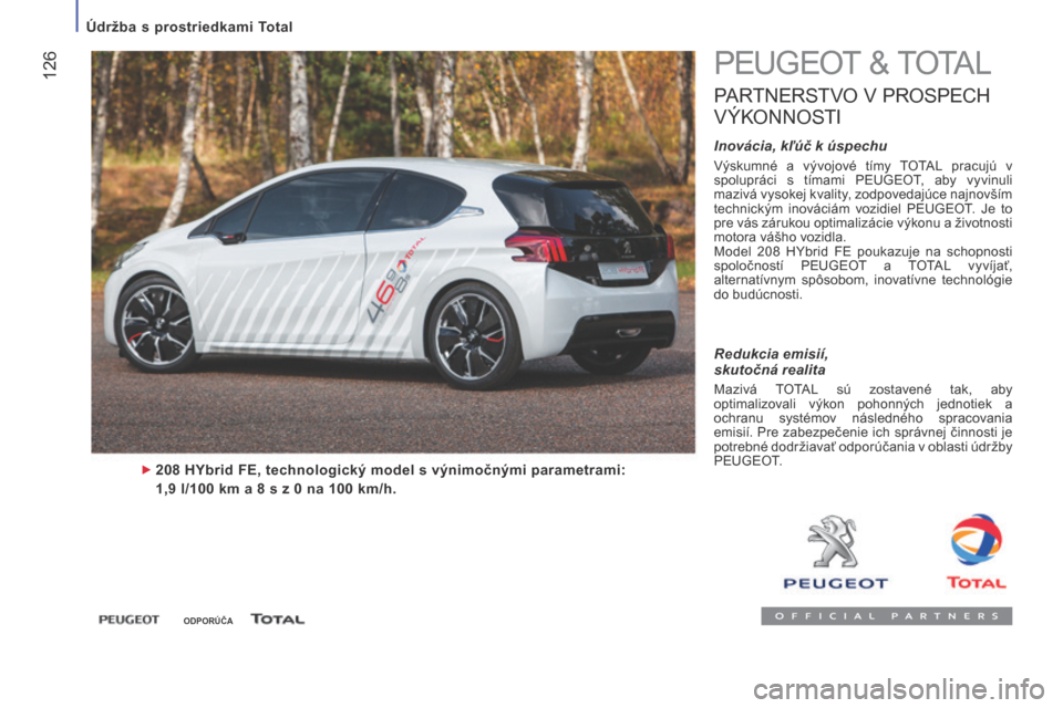 Peugeot Boxer 2016 Užívateľská príručka (in Slovak) 126
boxer_sk_Chap07_Verifications_ed01-2015
PEUGEOT & TOTAL
PARTNERSTVO V PROSPECH
V
ÝKONNOSTI
Inovácia, kľúč k úspechu
Výskumné a vývojové tímy TOTAL pracujú v
spolupráci s t Peugeot Boxer 2016 Užívateľská príručka (in Slovak) 126
boxer_sk_Chap07_Verifications_ed01-2015
PEUGEOT & TOTAL
PARTNERSTVO V PROSPECH
V
ÝKONNOSTI
Inovácia, kľúč k úspechu
Výskumné a vývojové tímy TOTAL pracujú v
spolupráci s t
