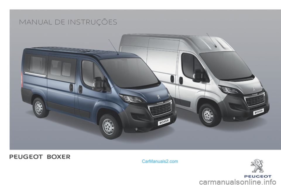 Peugeot Boxer 2015.5  Manual do proprietário (in Portuguese) 