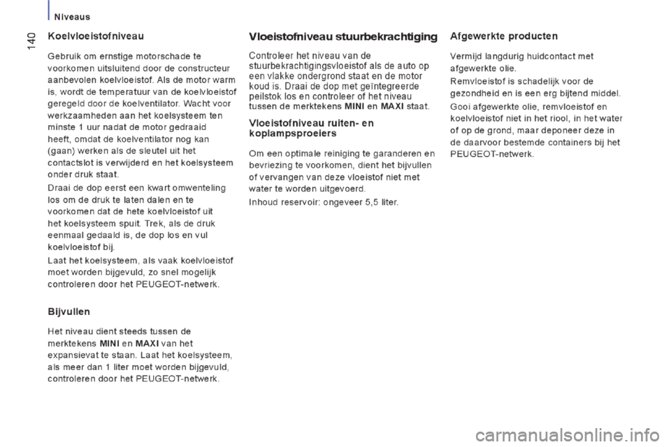 Peugeot Boxer 2014 Handleiding (in Dutch) Peugeot Boxer 2014 Handleiding (in Dutch)