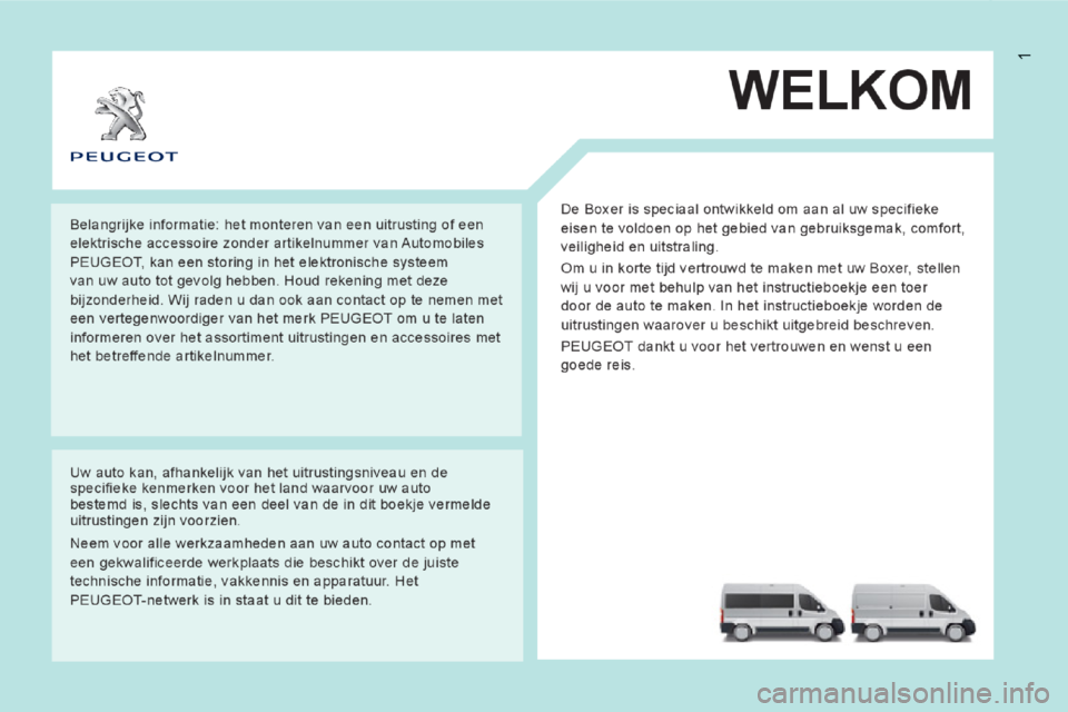 Peugeot Boxer 2014 Handleiding (in Dutch) Peugeot Boxer 2014 Handleiding (in Dutch)