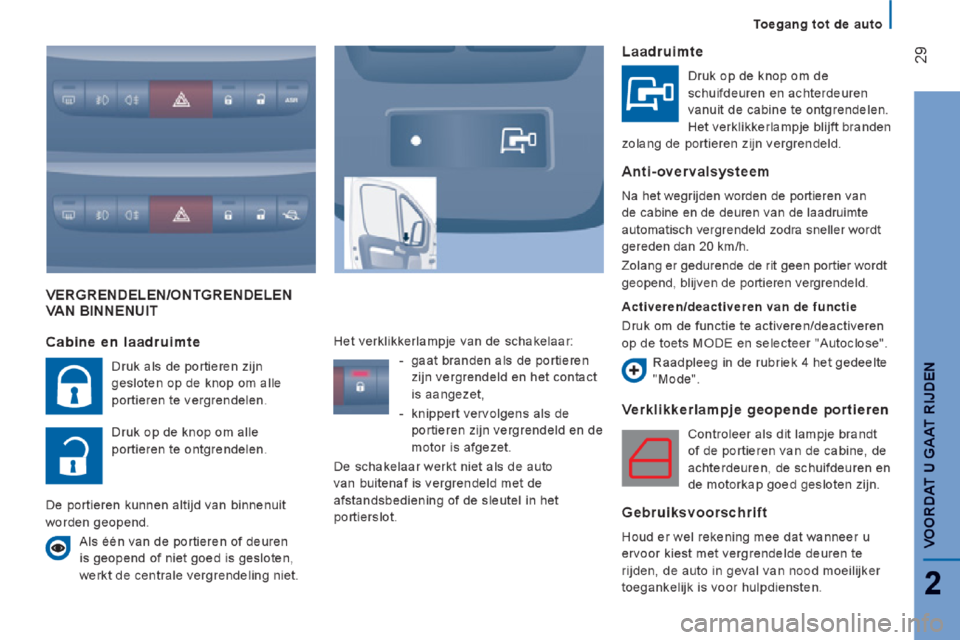 Peugeot Boxer 2014  Handleiding (in Dutch) 