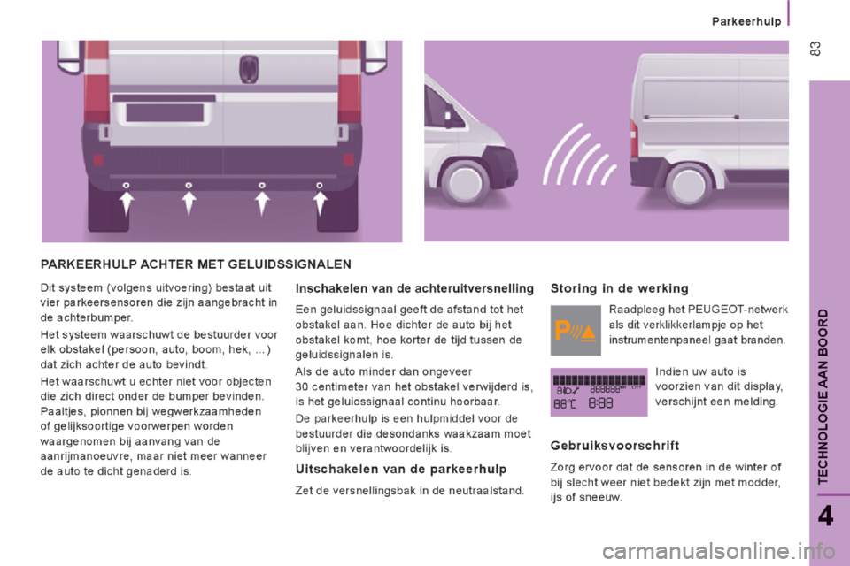 Peugeot Boxer 2014 Handleiding (in Dutch) Peugeot Boxer 2014 Handleiding (in Dutch)