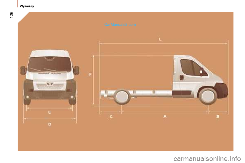 Peugeot Boxer 2006.5  Instrukcja Obsługi (in Polish) � �1�2�6
�W�y�m�i�a�r�y   