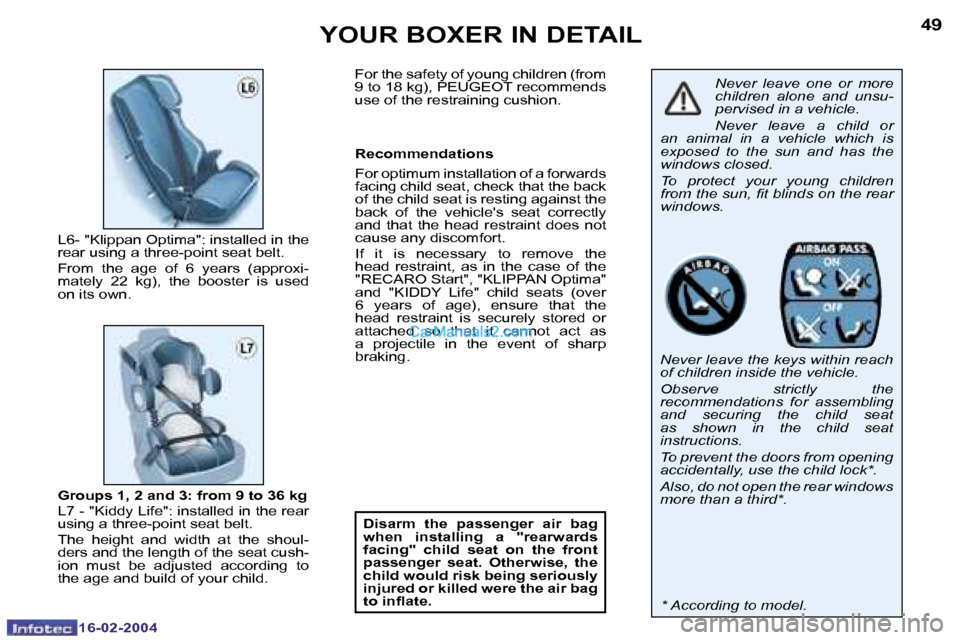 Peugeot Boxer 2004 Owners Manual �1�6�-�0�2�-�2�0�0�4�1�6�-�0�2�-�2�0�0�4
�4�8�4�9�Y�O�U�R� �B�O�X�E�R� �I�N� �D�E�T�A�I�L
�N�e�v�e�r�  �l�e�a�v�e�  �o�n�e�  �o�r�  �m�o�r�e�  
�c�h�i�l�d�r�e�n�  �a�l�o�n�e�  �a�n�d�  �u�n�s�u�-
�p�e