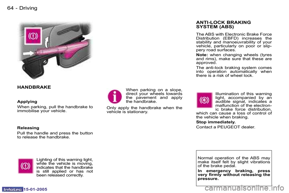 Peugeot Expert 2005 Repair Manual �6�4 �-
�1�5�-�0�1�-�2�0�0�5
�6�5
�-
�1�5�-�0�1�-�2�0�0�5
�H�A�N�D�B�R�A�K�E
�L�i�g�h�t�i�n�g� �o�f� �t�h�i�s� �w�a�r�n�i�n�g� �l�i�g�h�t�,�  
�w�h�i�l�e�  �t�h�e�  �v�e�h�i�c�l�e�  �i�s�  �m�o�v�i�n�