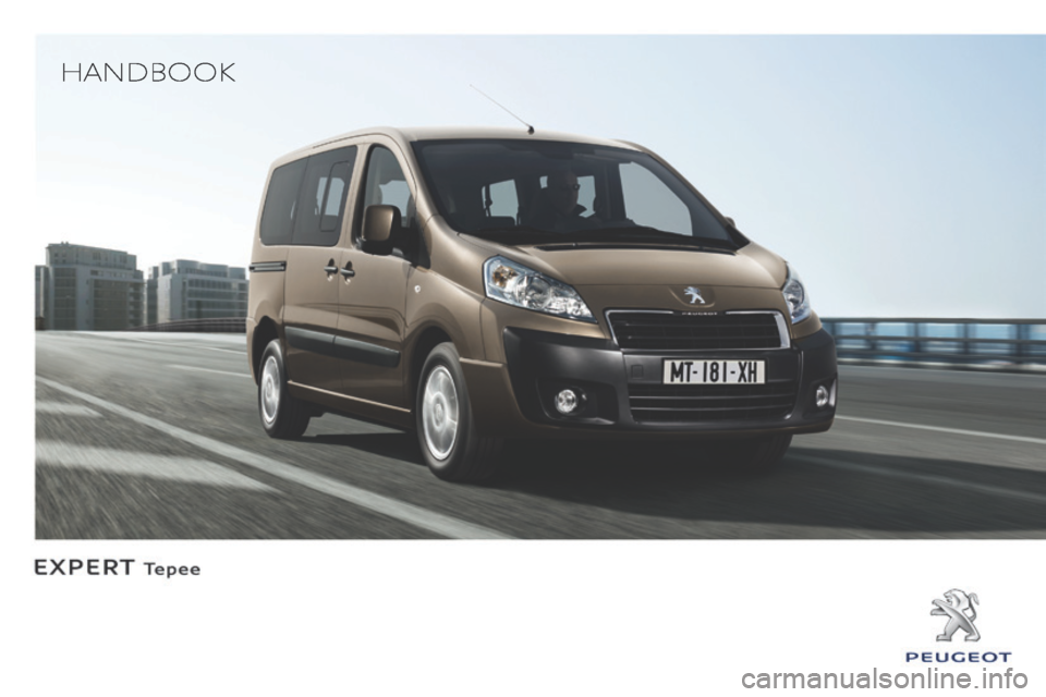 Peugeot Expert Tepee 2014  Owners Manual    HANDBOOK    