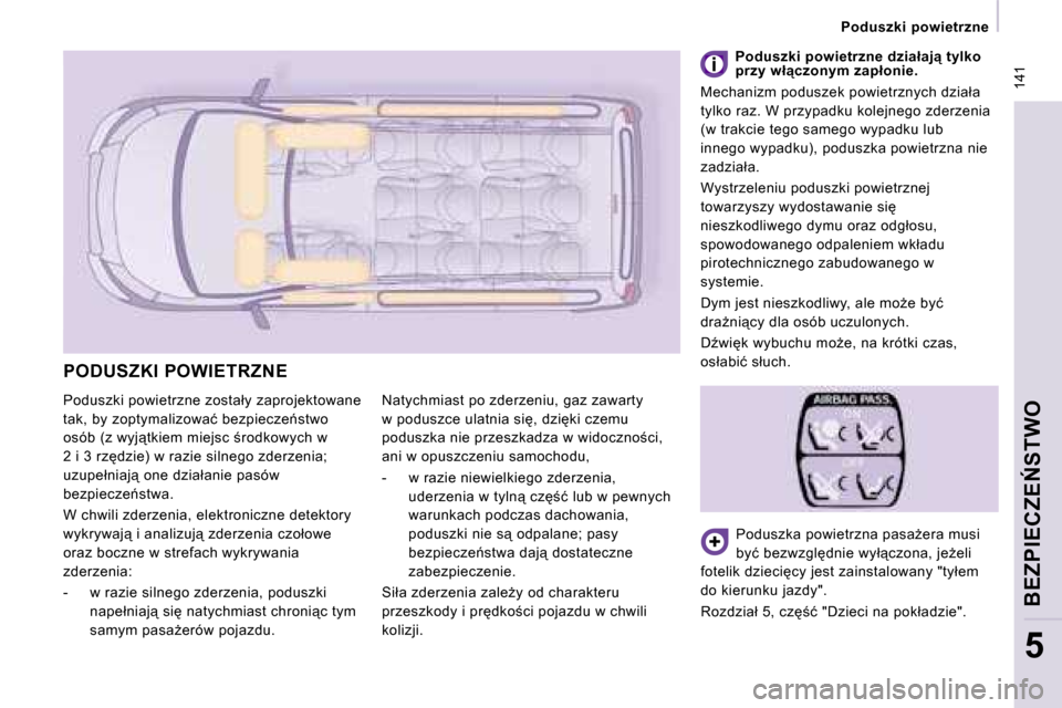 Peugeot Expert Tepee 2008.5  Instrukcja Obsługi (in Polish)  141
� � � �P�o�d�u�s�z�k�i�  �p�o�w�i�e�t�r�z�n�e� � � 
�B�E�Z�P�I�E�C�Z�E0�S�T�W�O
5
� �P�o�d�u�s�z�k�i� �p�o�w�i�e�t�r�z�n�e� �z�o�s�t�a�ł�y� �z�a�p�r�o�j�e�k�t�o�w�a�n�e�  
�t�a�k�,� �b�y� �z�o�