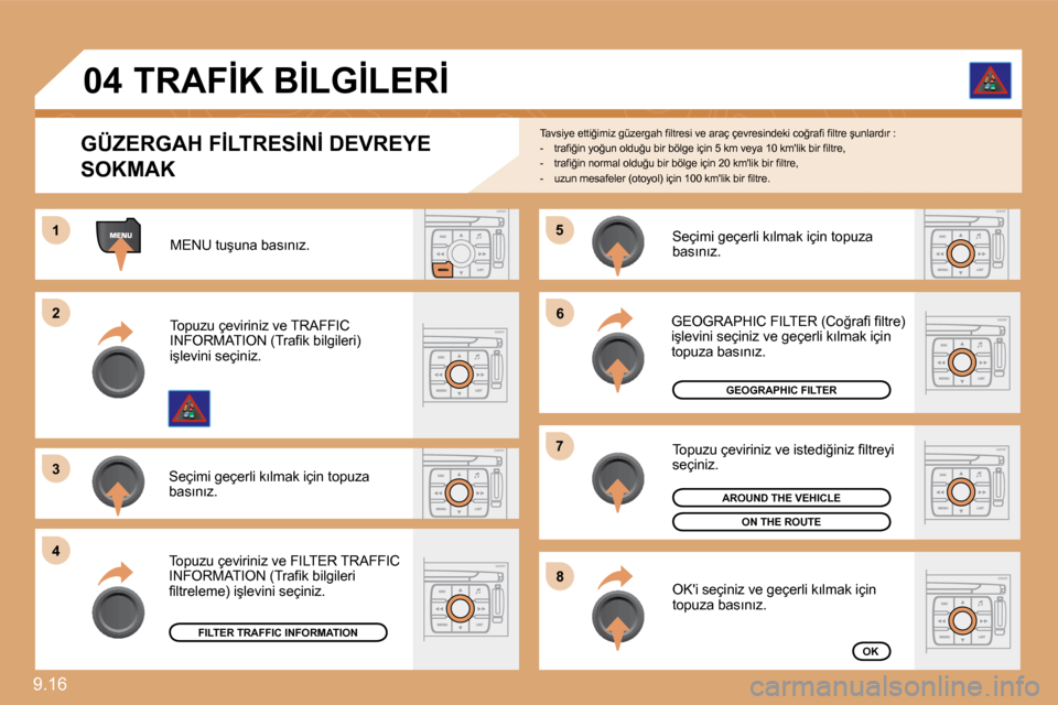 Peugeot Expert VU 2009  Kullanım Kılavuzu (in Turkish) 9.16 
�5�5
�6�6
�7�7
�8�8
�1�1
�2�2
�3�3
�4�4
�0�4
� � �G�Ü�Z�E�R�G�A�H� �F�İ�L�T�R�E�S�İ�N�İ� �D�E�V�R�E�Y�E� 
�S�O�K�M�A�K� 
� �T�a�v�s�i�y�e� �e�t�t�i�ğ�i�m�i�z� �g�ü�z�e�r�g�a�h� �ﬁ� �l�t�
