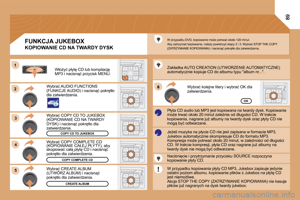 Peugeot Expert VU 2008.5  Instrukcja Obsługi (in Polish) �2�2
�3�3
S
O SSOURCE
MODE BAND ESC
2
abc
5
jkl
8
tuv 3
def
6
mno
9
wxyz
1 4
ghi
7
pqrs0 # MENU LIST
TA 
PTY
DARKESC
LIST
MENU
ESC
MENU LIST
�6
ESC
MENU LIST
ESC
MENU LIST
ESC
MENU LIST
�4�4
ESC
MENU 