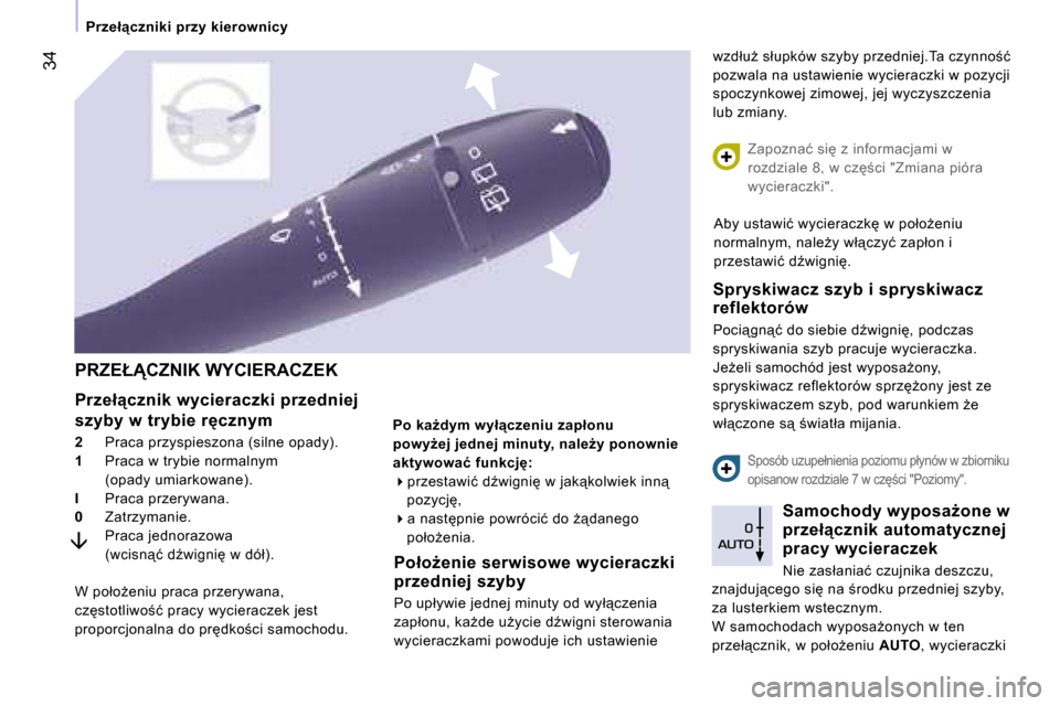 Peugeot Expert VU 2007  Instrukcja Obsługi (in Polish) �3�4
�P�R�Z�E�Ł�C�Z�N�I�K� �W�Y�C�I�E�R�A�C�Z�E�K
�P�r�z�e�ł"�c�z�n�i�k� �w�y�c�i�e�r�a�c�z�k�i� �p�r�z�e�d�n�i�e�j� 
�P�o� �k�aG�d�y�m� �w�y�ł"�c�z�e�n�i�u� �z�a�p�ł�o�n�u� �  
�p�o�w�yG�e�