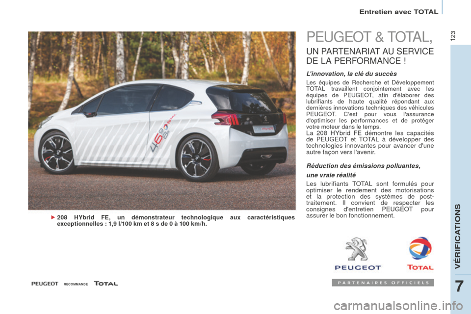 Peugeot Partner 2016 Manuel du propriétaire (in French) 123123
Entretien avec TOTAL
PEUGEOT & TOTAL,
UN PARTENARIAT AU S ERVICE
DE L
A
P
ERFORMANCE
!
Linnovation, la clé du succès
Les équipes de Recherche et Développement
TOTAL travaillent conjo Peugeot Partner 2016 Manuel du propriétaire (in French) 123123
Entretien avec TOTAL
PEUGEOT & TOTAL,
UN PARTENARIAT AU S ERVICE
DE L
A
P
ERFORMANCE
!
Linnovation, la clé du succès
Les équipes de Recherche et Développement
TOTAL travaillent conjo